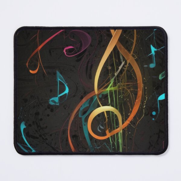 Item preview, Musical notes flowing pattern print design designed and sold by Anshu3813.