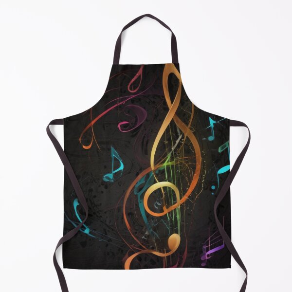 Item preview, Musical notes flowing pattern print design designed and sold by Anshu3813.