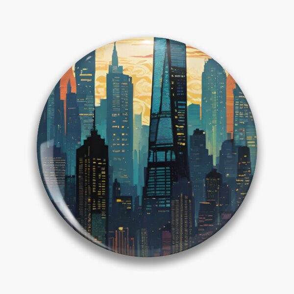 Item preview, Colorful Night Cityscape: Mesmerizing Urban Lights designed and sold by KTOShop.