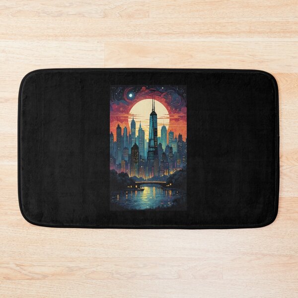 Item preview, Colorful Night Cityscape: Mesmerizing Urban Lights designed and sold by KTOShop.