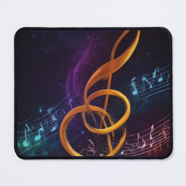 Item preview, Musical notes flowing pattern print design  designed and sold by Anshu3813.