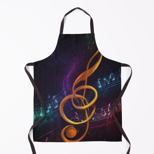 Item preview, Musical notes flowing pattern print design designed and sold by Anshu3813.