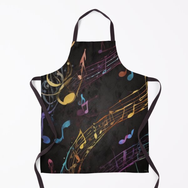 Item preview, Musical notes flowing pattern print design designed and sold by Anshu3813.