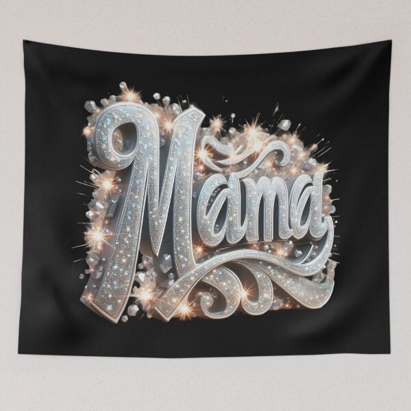 Item preview, Opulent Mama Sparkle Tee designed and sold by AI-Only Creations.