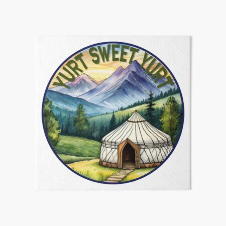 Item preview, Yurt Sweet Yurt designed and sold by Angry Swan Designs.