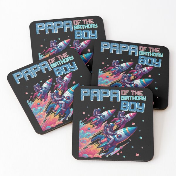 Item preview, Its my Papa of the Birthday Boy Space Astronaut Rocket designed and sold by MTRBSK11.