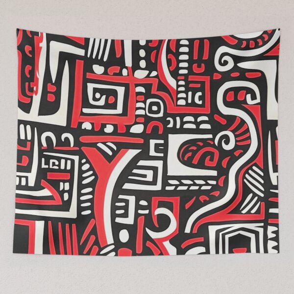 Item preview, New Zealand Paua Māori Pattern Koru Design Tile designed and sold by GrinGalore.