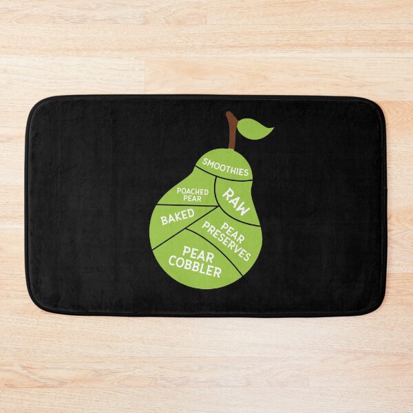 Item preview, Butcher Diagram Pears Vegan Fruit designed and sold by MooonTees.