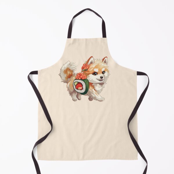Artikelvorschau, Husky Akita Japan Japanisch orange weiß Hund Sushi süßes Essen 3 entworfen und verkauft von TankandDPS.