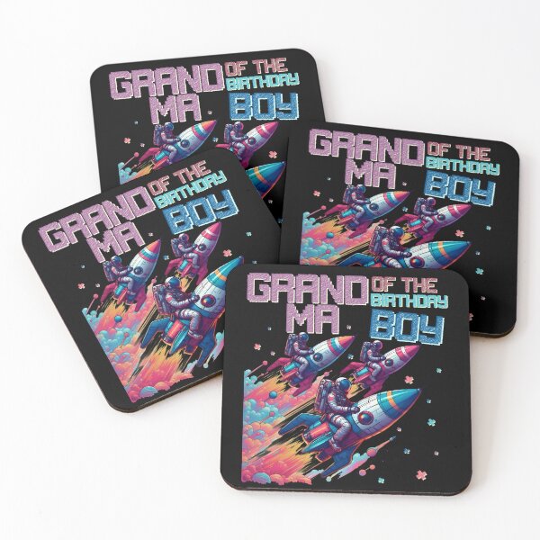 Item preview, Its my Grandma of the Birthday Boy Space Astronaut Rocket designed and sold by MTRBSK11.