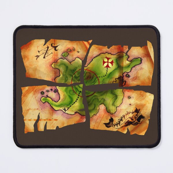 Item preview, Monkey Island Special Edition Four Map Pieces game fan shirt designed and sold by hangman3d.