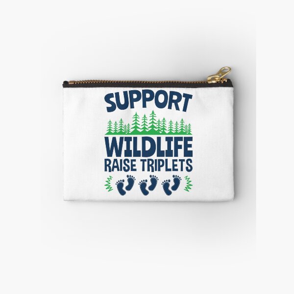 Item preview, Support Wildlife Raise Triplets Funny Triplet Mom Dad designed and sold by jaygo.