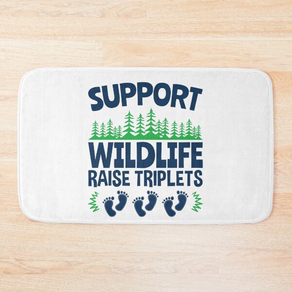 Item preview, Support Wildlife Raise Triplets Funny Triplet Mom Dad designed and sold by jaygo.