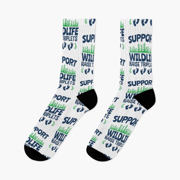 Item preview, Support Wildlife Raise Triplets Funny Triplet Mom Dad designed and sold by jaygo.