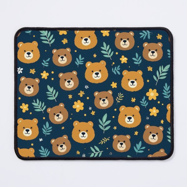 Item preview, RogerPattern - "Cute teddy bear faces" designed and sold by RogerPattern.