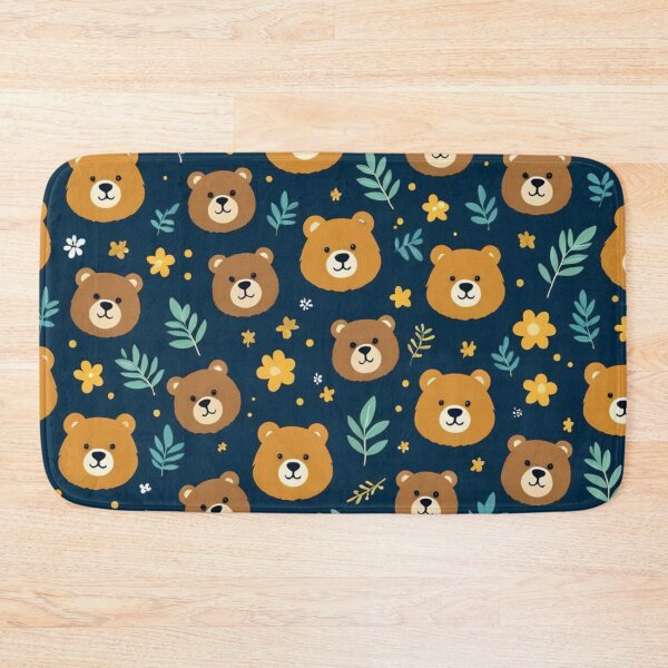 Item preview, RogerPattern - "Cute teddy bear faces" designed and sold by RogerPattern.