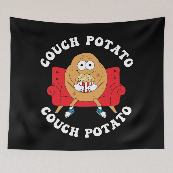 Item preview, Funny Lazy Couch Potato Character designed and sold by HotHibiscus.