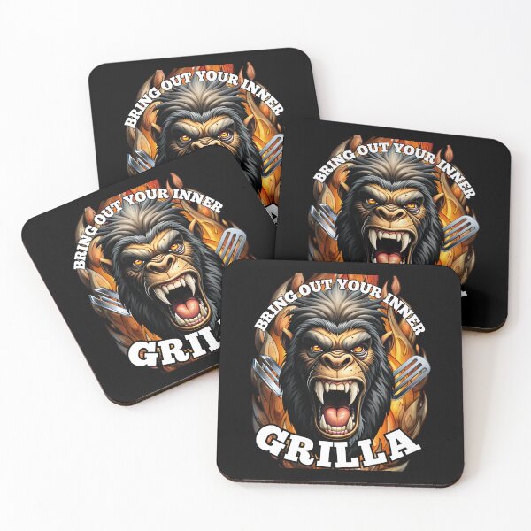 Item preview, Grilla BBQ - Bring Out Your Inner Grilla designed and sold by MoonsmileProd.