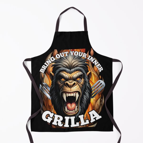 Item preview, Grilla BBQ - Bring Out Your Inner Grilla designed and sold by MoonsmileProd.