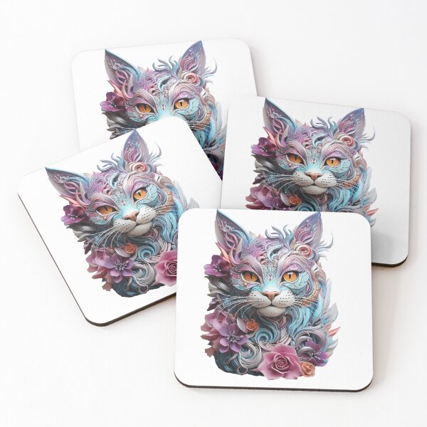 Item preview, Flower cat designed and sold by KreaKat.