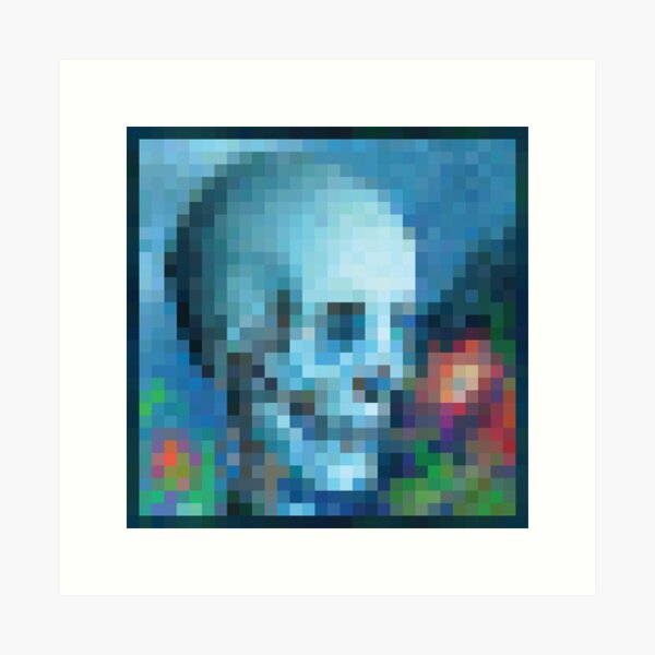 Item preview, moonlight skull designed and sold by KatsuStore.