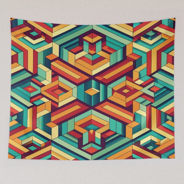 Item preview, Radiant Abstraction,Geometric Art designed and sold by AgarutanPrint.