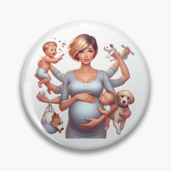 Item preview, Multitasking Mom designed and sold by AI-Only Creations.