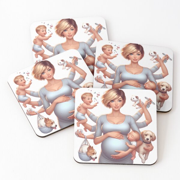 Item preview, Multitasking Mom designed and sold by AI-Only Creations.