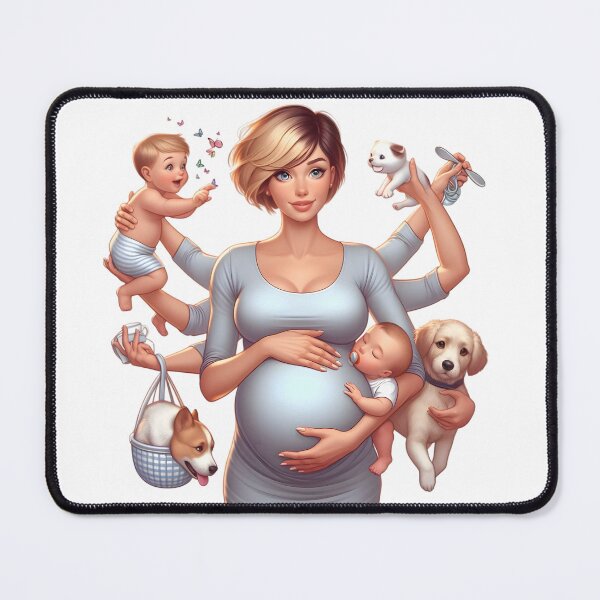 Item preview, Multitasking Mom designed and sold by AI-Only Creations.