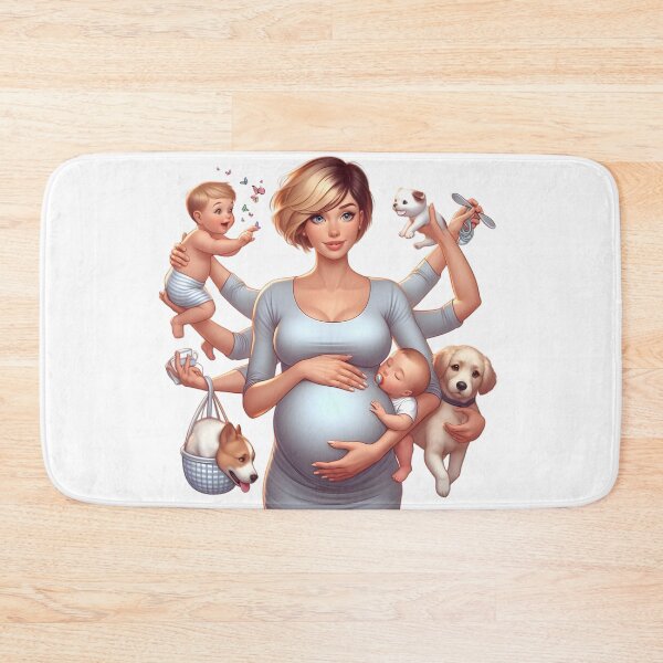 Item preview, Multitasking Mom designed and sold by AI-Only Creations.