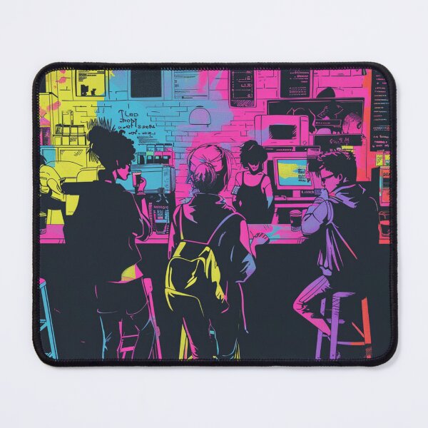Item preview, Cafe Bar Neo Punk designed and sold by VivaVibeStyle.