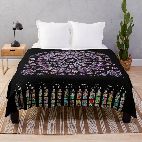 Item preview, Stained glass Rose Window of the Notre Dame designed and sold by Photopat.