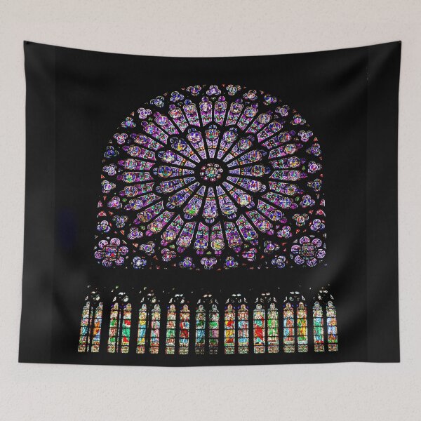 Item preview, Stained glass Rose Window of the Notre Dame designed and sold by Photopat.