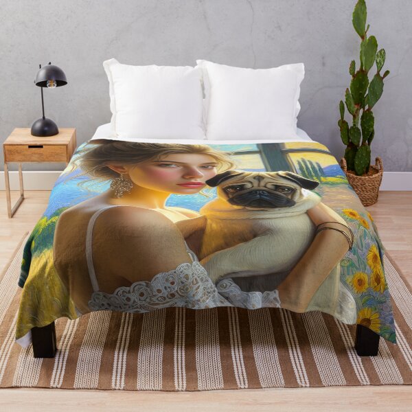 Item preview, The theme "girl with a dog" is popular in the visual arts designed and sold by aleksandr13.