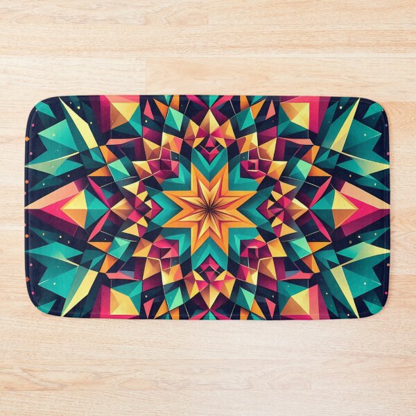 Item preview, explosion of color and geometric shapes designed and sold by aminz4.