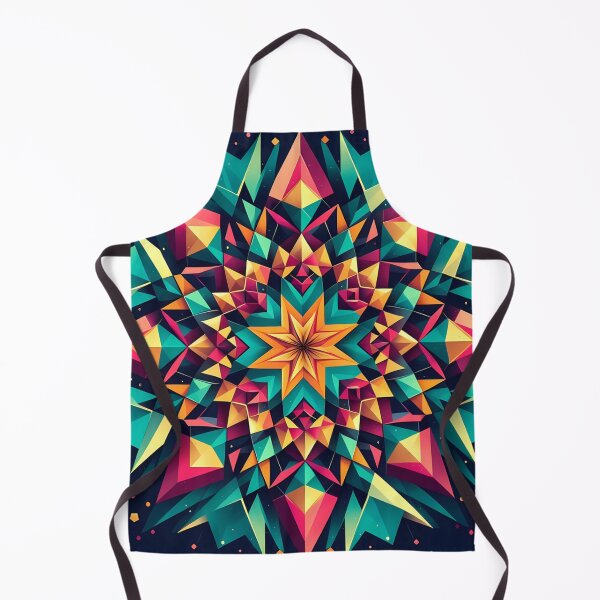 Item preview, explosion of color and geometric shapes designed and sold by aminz4.