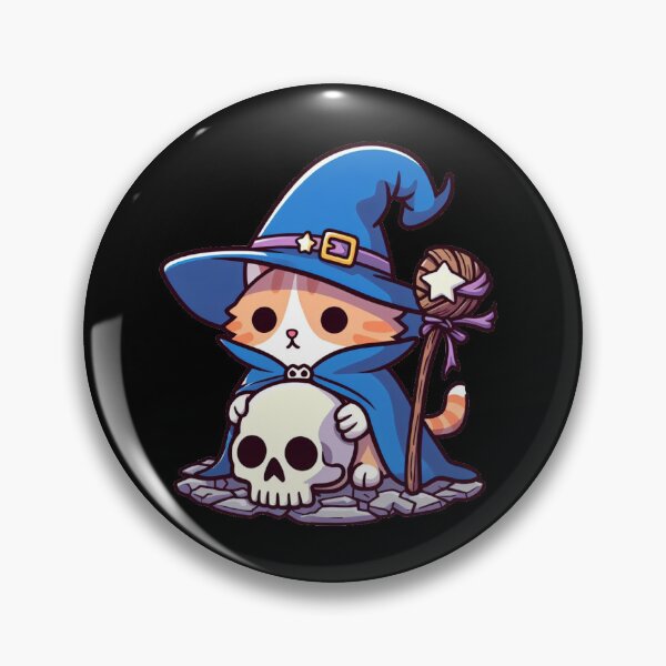 Item preview, Cat Necromancer: Enchanting Cat Wizard designed and sold by Shtex.