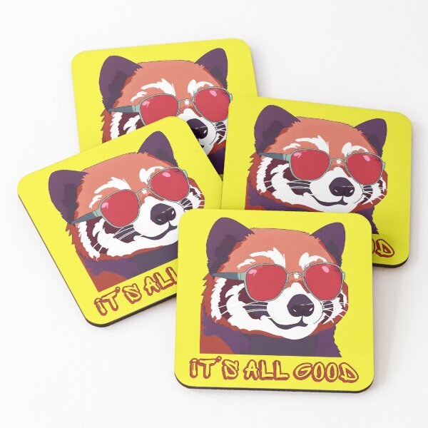 Item preview, Cool Red Panda In Shades "It's All Good" design designed and sold by Jim Stephens.