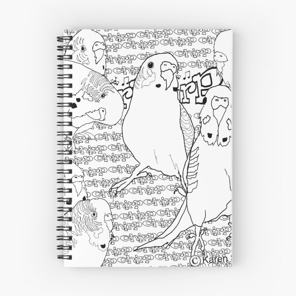 Item preview, Budgies at Play designed and sold by Stewnamie.