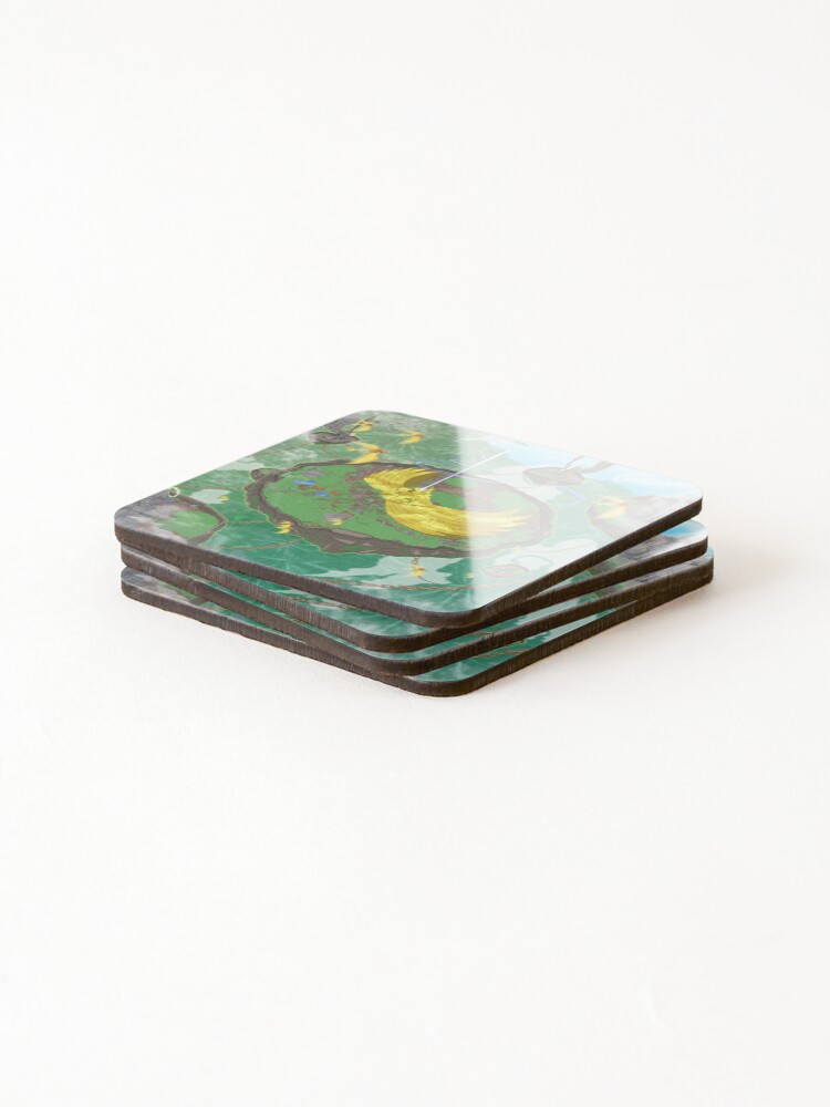 Thumbnail 4 of 5, Coasters (Set of 4), Alien Roket designed and sold by agusterus.