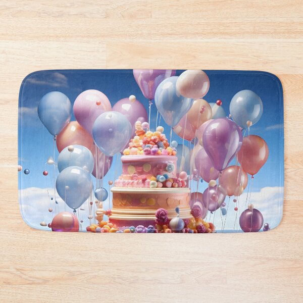 Item preview, Surreal Birthday Cake Flight designed and sold by AI-Only Creations.