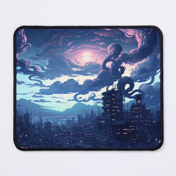 Item preview, Twilight Metropolis Cyberpunk City Night Cityscape designed and sold by Nightarcade.