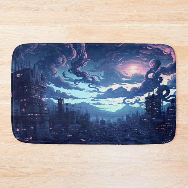 Item preview, Twilight Metropolis Cyberpunk City Night Cityscape designed and sold by Nightarcade.