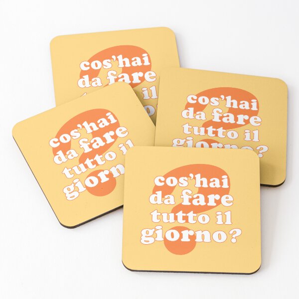 Item preview, Cos'hai da fare tutto il giorno? (orange) designed and sold by maxdolcini.