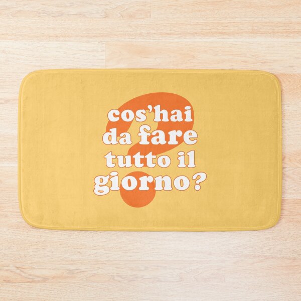 Item preview, Cos'hai da fare tutto il giorno? (orange) designed and sold by maxdolcini.