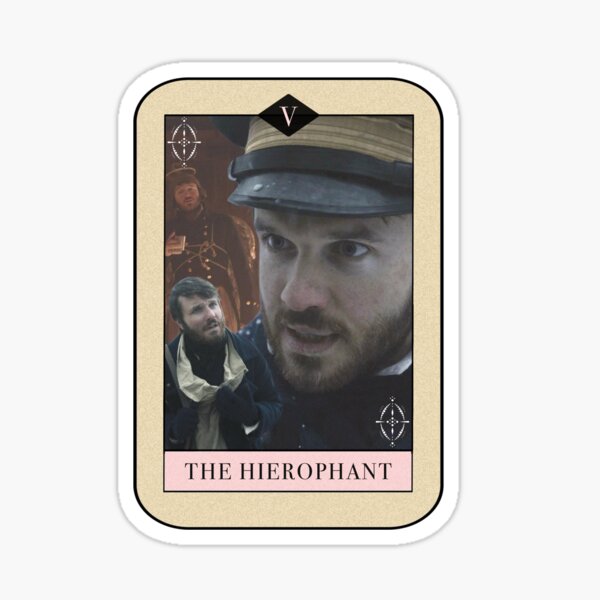 Item preview, The Terror Tarot V The Hierophant John Irving Ronan Raftery designed and sold by peter3lovesyou.