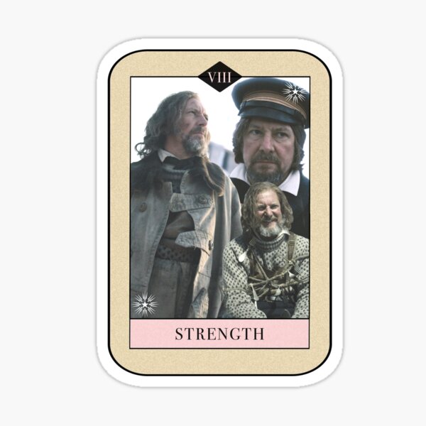 Item preview, The Terror Tarot VIII Strength Thomas Blanky Ian Hart designed and sold by peter3lovesyou.