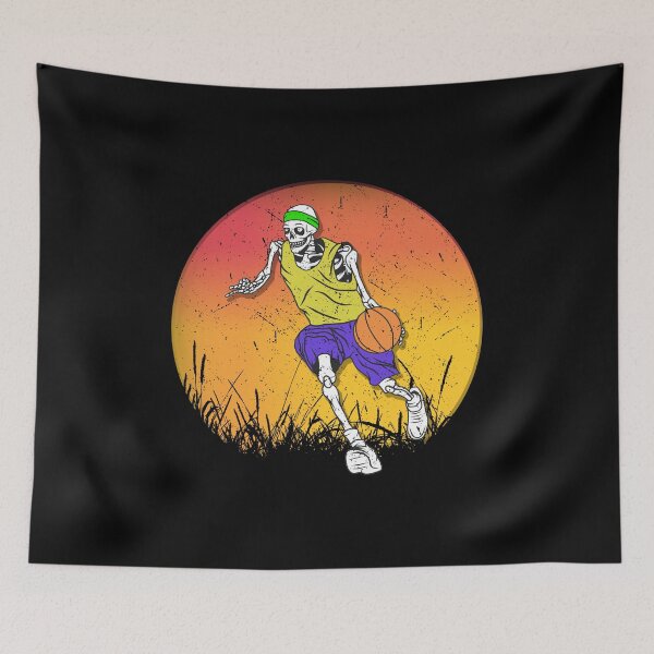 Item preview, Basketball Skeleton Sunset designed and sold by franktact.