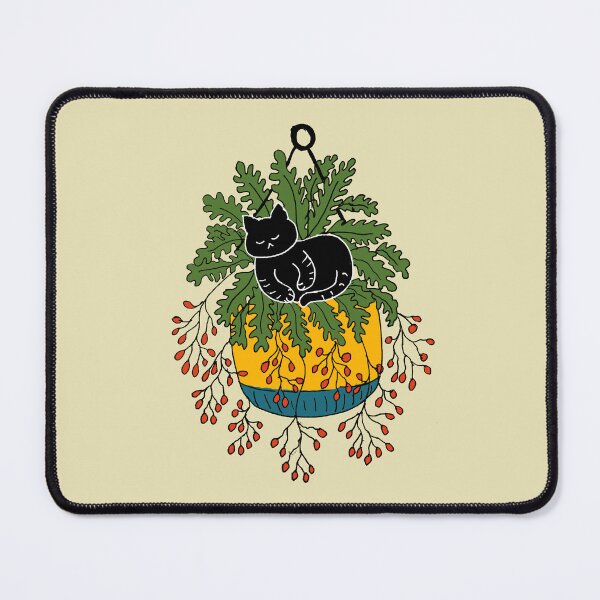 Item preview, Cat in planter beautiful art designed and sold by BALCONYDOORS.
