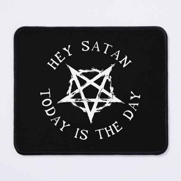 Item preview, hEy SaTaN, tOdAy Is ThE dAy (now in white omg) designed and sold by FishEyeWorks.